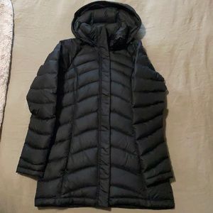 Black North Face puffer jacket